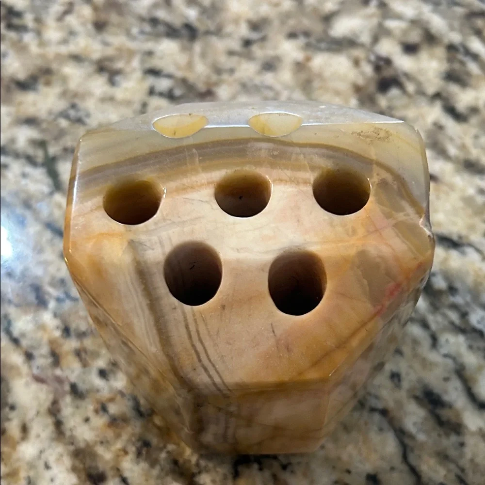 Marble Stone Pen & Pencil Holder